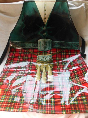 Vintage scottish outfit plaid - vintage,