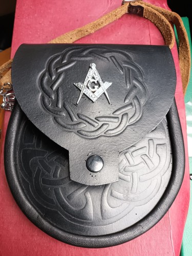 Masonic black leather - masonic, day