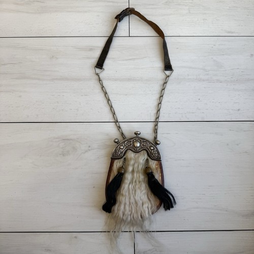 Antique scottish kilt sporran - kilt,