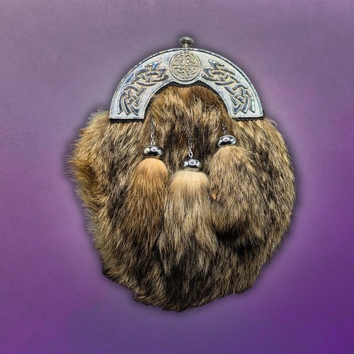 Fur sporran with - fur,