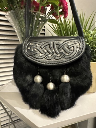 Handmade scottish sporran bag - scottish,