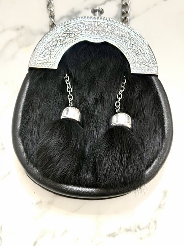 Scottish black rabbit - black, fur