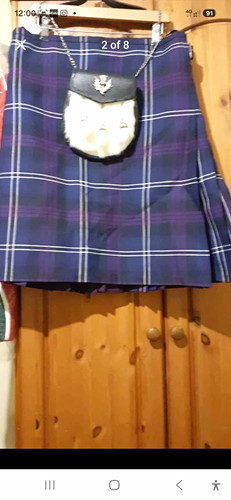 Men scottish tartan kilt - tartan,