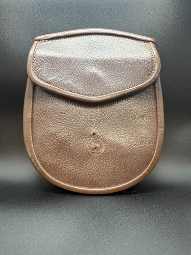 1950s mod leather sporran - 1950s,